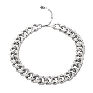 Simply Vera Vera Wang Silver Tone NWT Chunky Curb Chain Statement Necklace